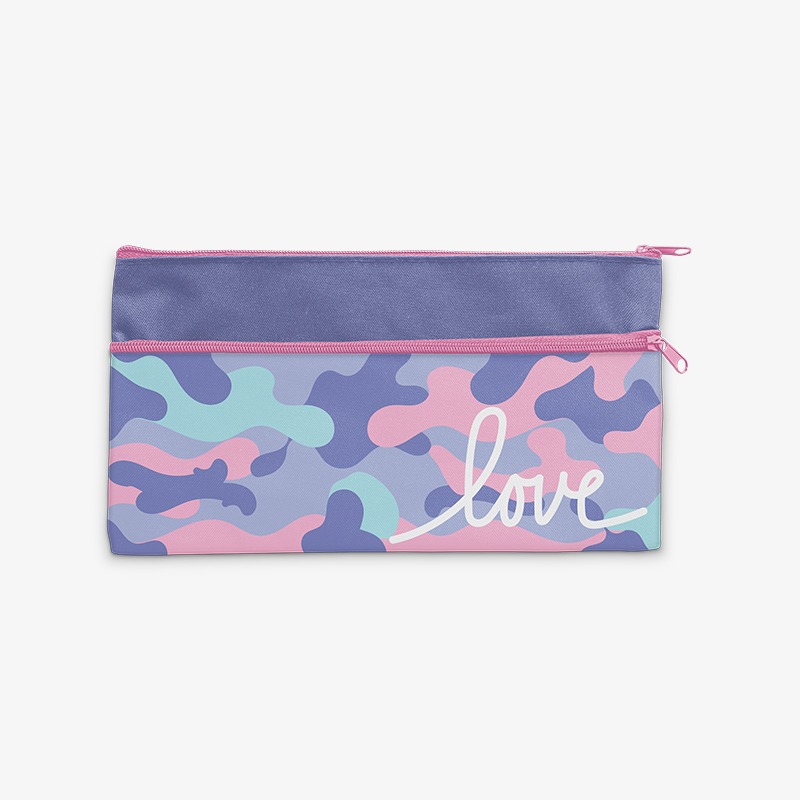 Canopla plana 2 cierres tela Brave Love