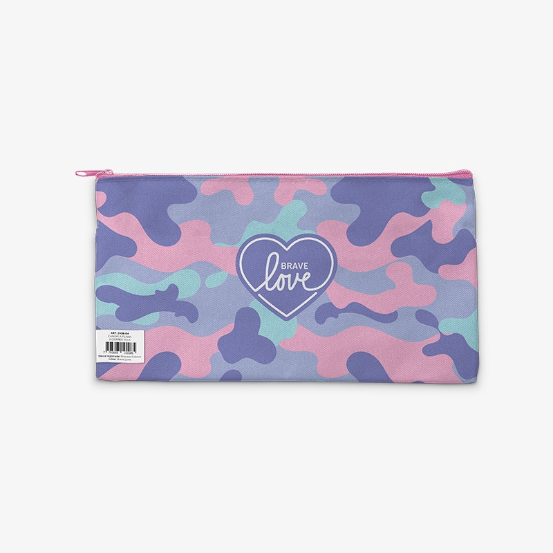 Canopla plana 2 cierres tela Brave Love - Imagen 2
