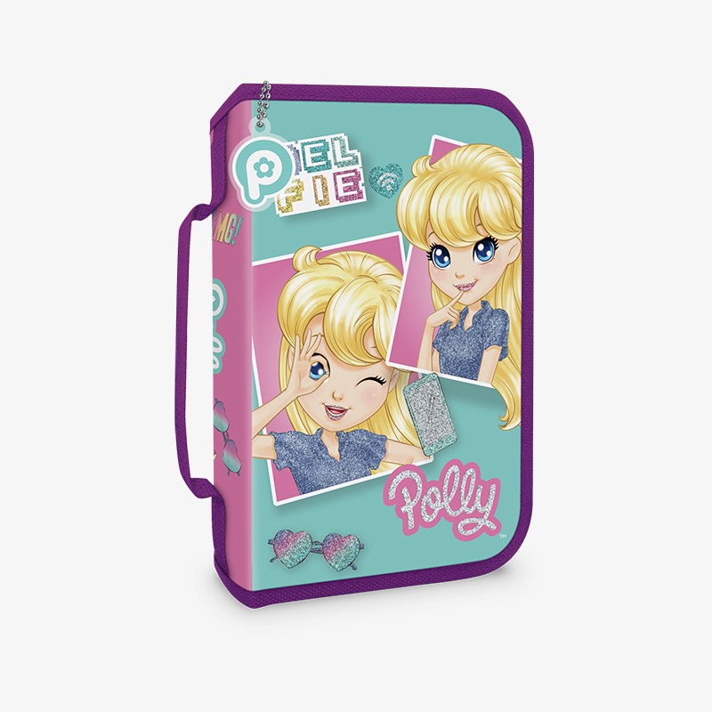Canopla desplegable con cierre PVC Polly Pocket