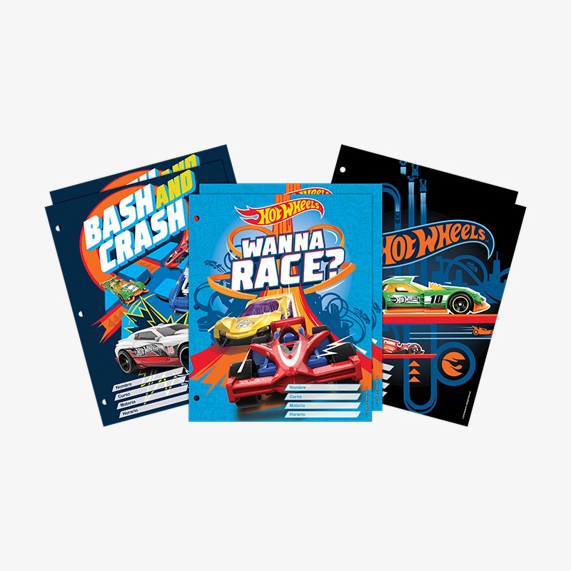 Separadores N°3 x 6 hojas Hot Wheels - Imagen 4