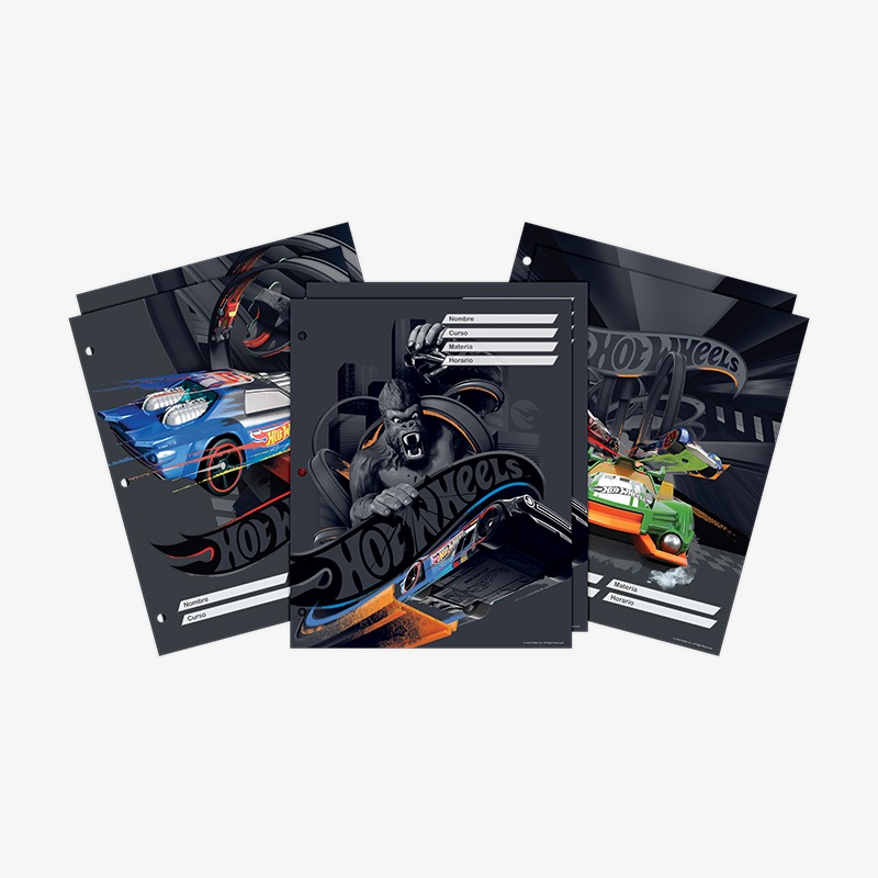 Separadores N°3 x 6 hojas Hot Wheels - Imagen 2