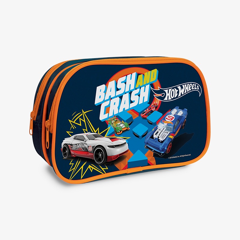 Canopla doble cierre tela Hot Wheels