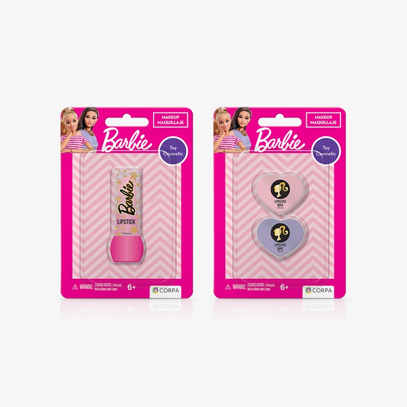 Labial y mini pupas Barbie