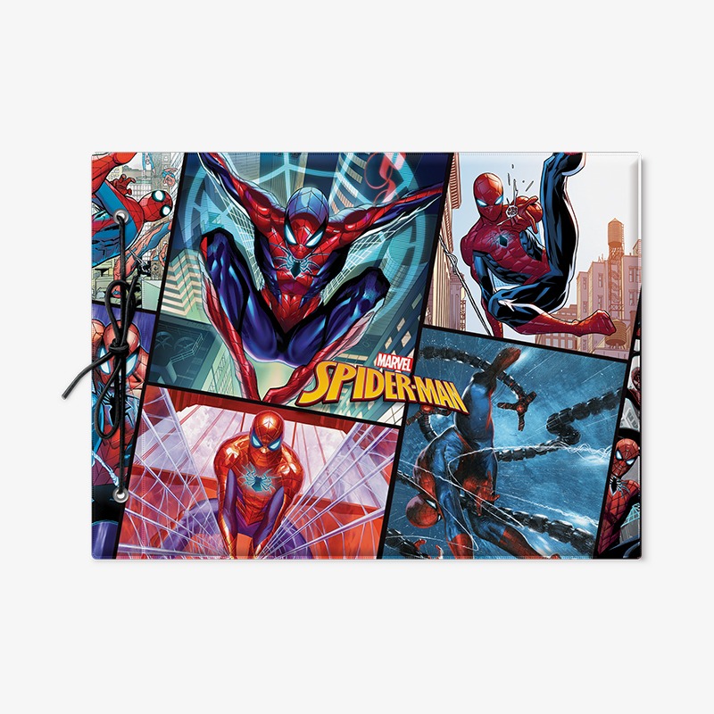 Carpeta con cordón N°5 PVC Spider-Man