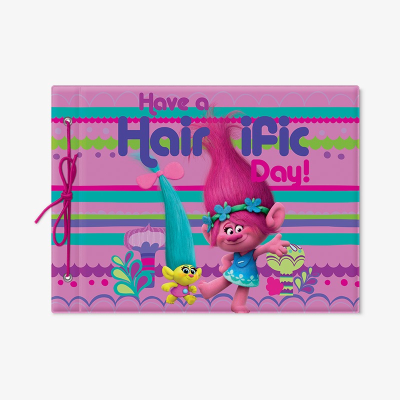 Carpeta con cordón N°5 PVC Trolls