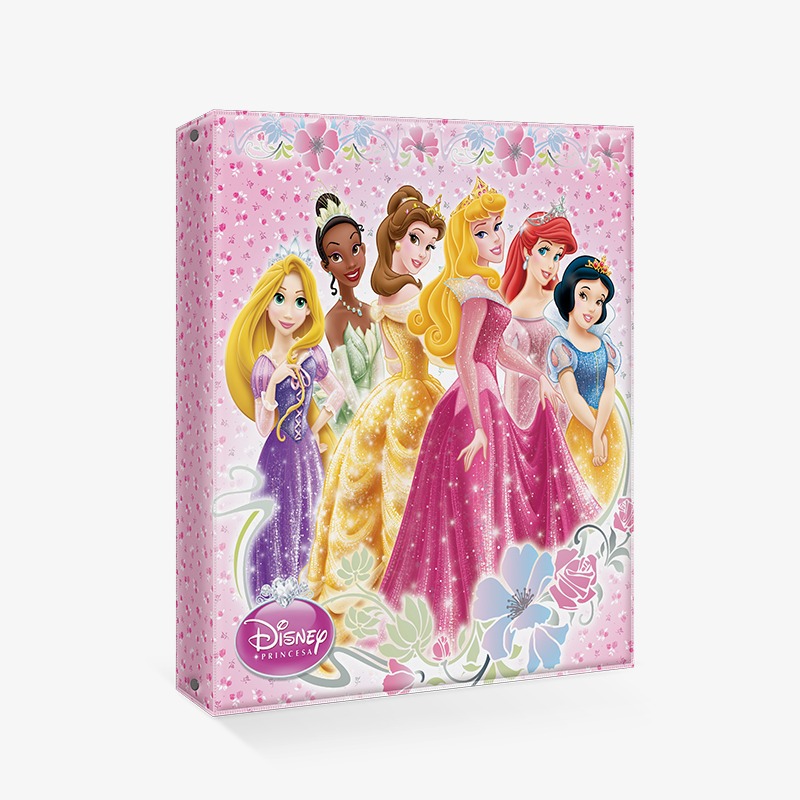 Carpeta 3 anillos PVC Princesas