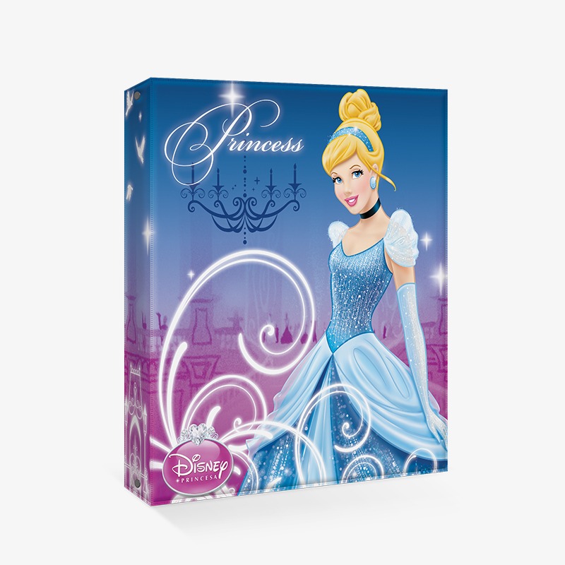 Carpeta 3 anillos PVC Princesas - Imagen 2