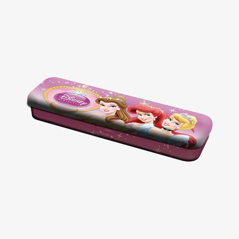 Canopla rectangular metálica doble Princesas - Imagen 2