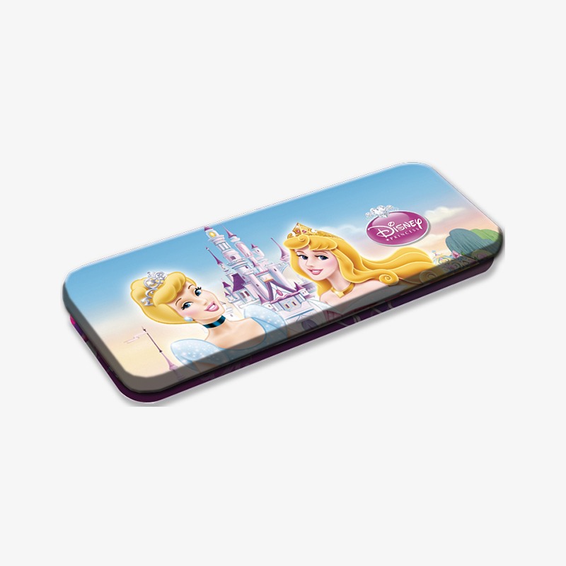 Canopla rectangular metálica doble grande Princesas - Imagen 2