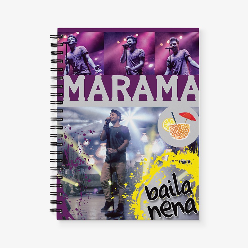 Cuaderno universitario tapa emplacada 80H. Marama - Imagen 2