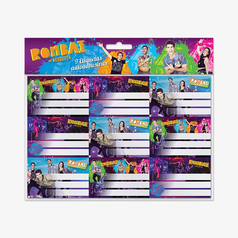 Etiquetas autoadhesivas x 9 Rombai