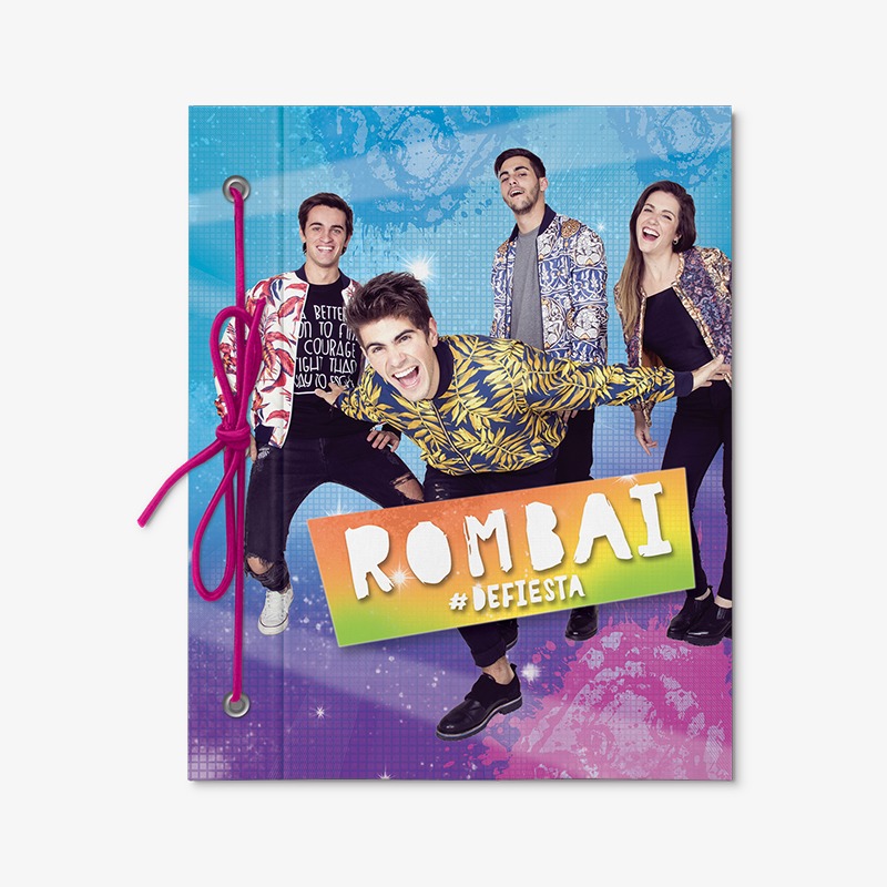 Carpeta con cordón N°3 cartoné Rombai