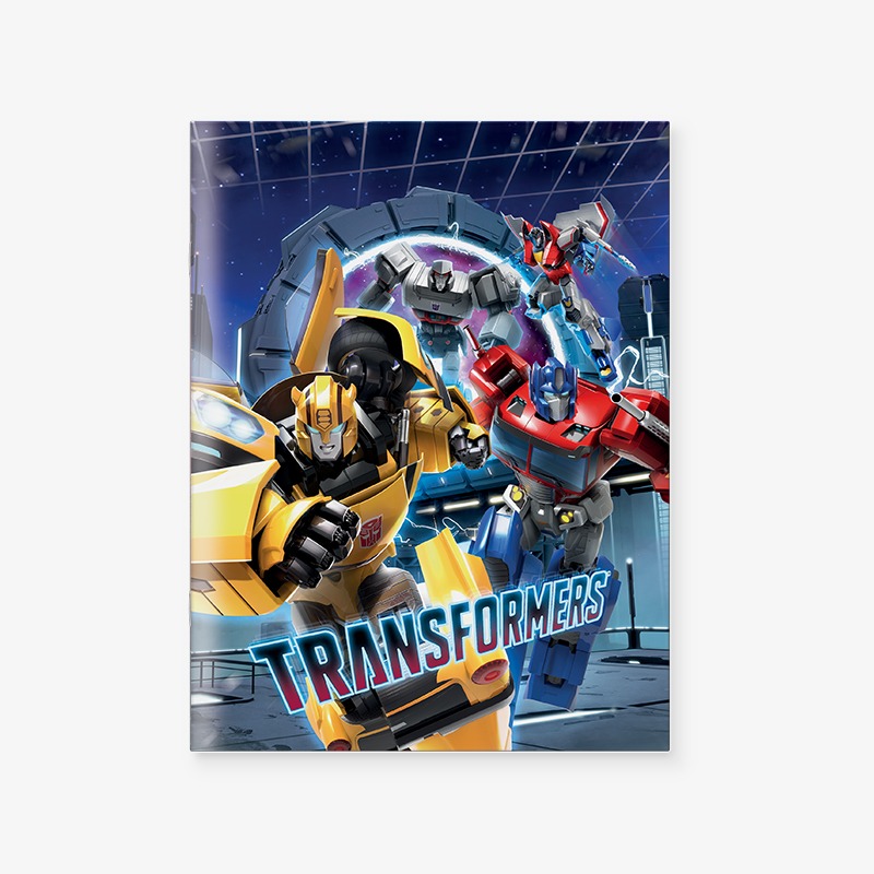 Cuaderno escolar tapa flexible 48H. Transformers