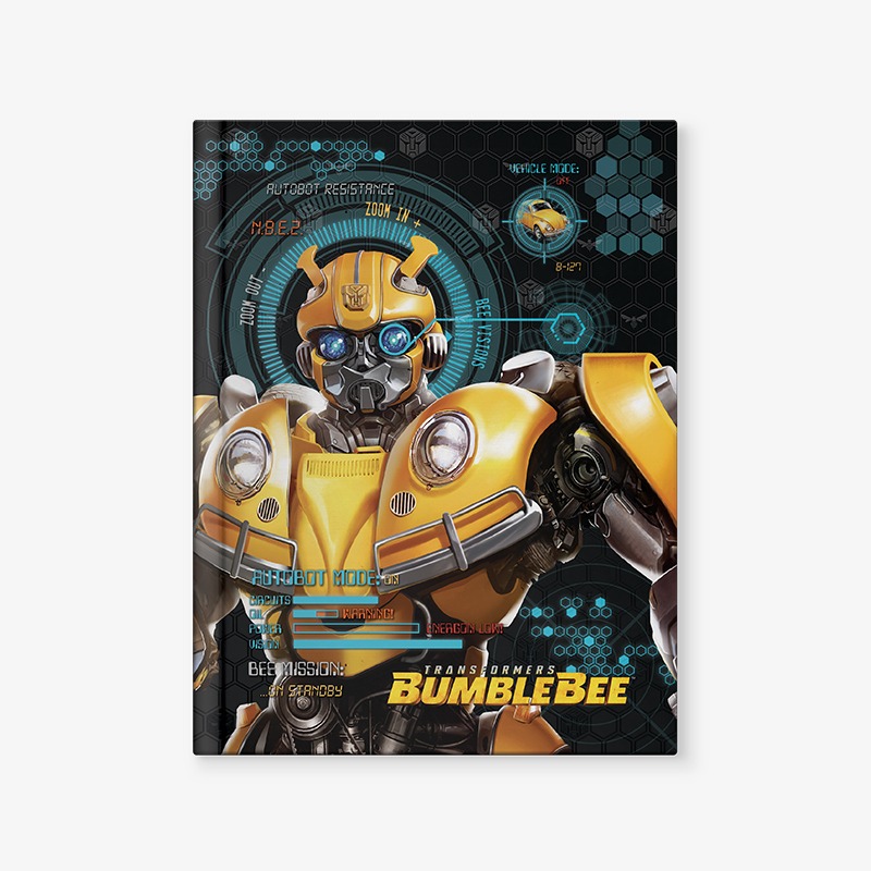 Cuaderno escolar tapa dura 48H. Transformers