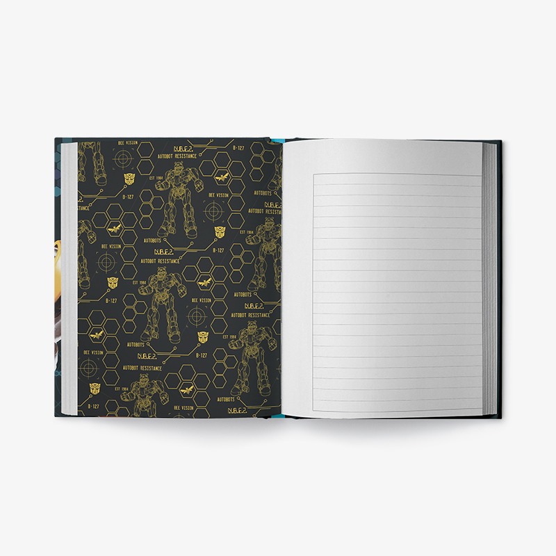 Cuaderno escolar tapa dura 48H. Transformers - Imagen 2