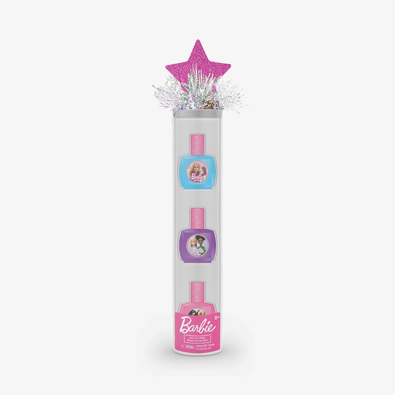 Set de uñas en tubo decorado Barbie