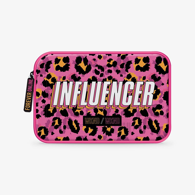 Canopla estuche rectangular neón Influencer