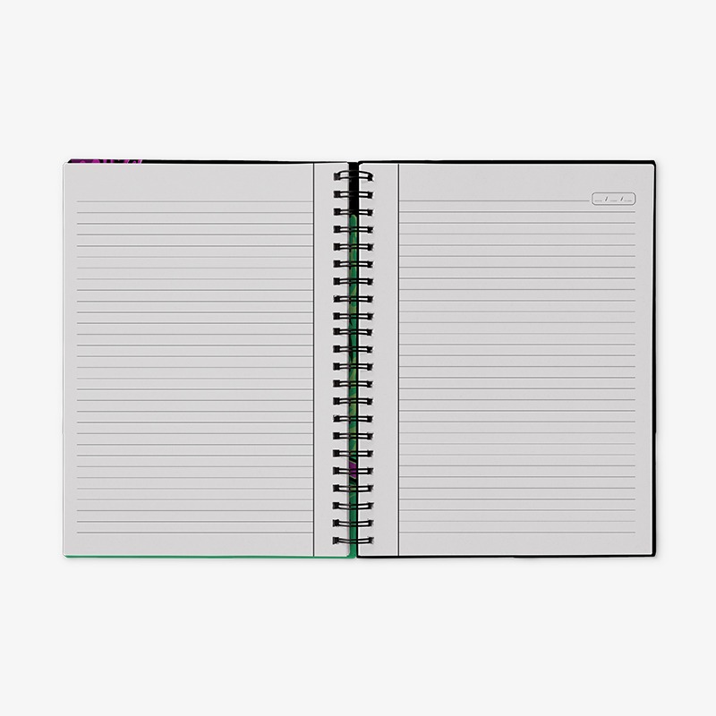 Cuaderno universitario tapa emplacada 80H. Villains - Imagen 2
