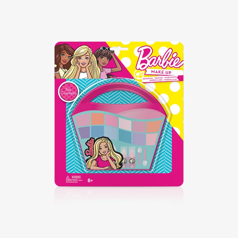 Cartera mediana con maquillaje Barbie