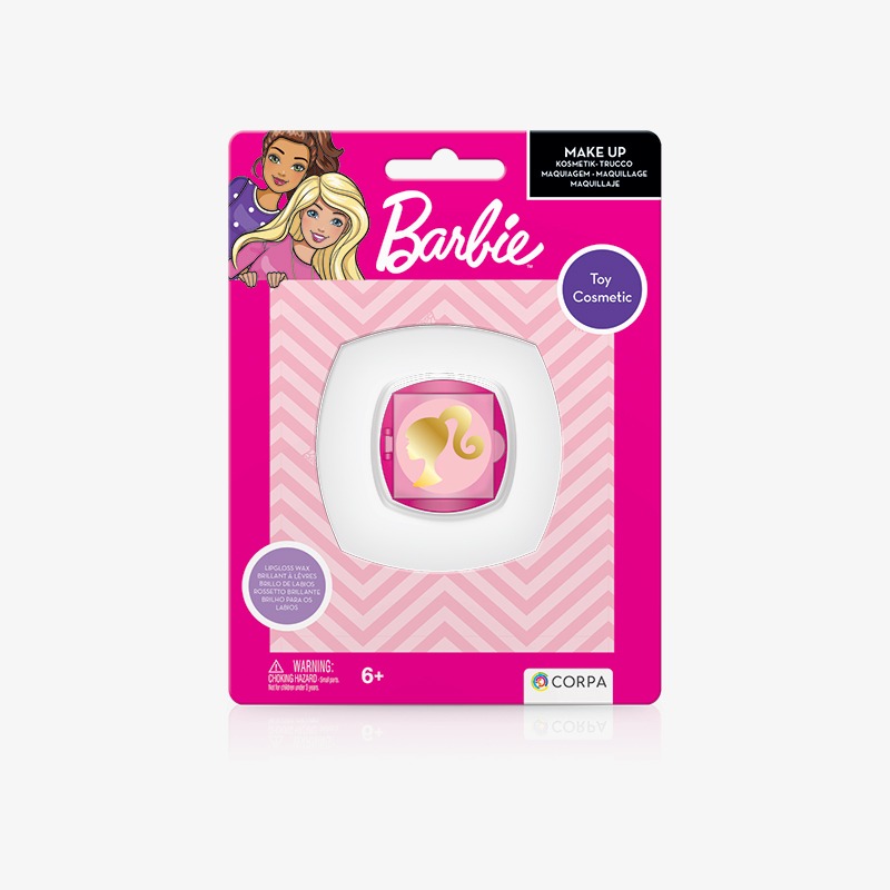 Anillo con brillo labial Barbie