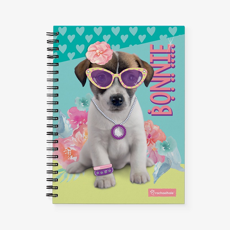 Cuaderno universitario tapa emplacada 80H. Rachael Hale