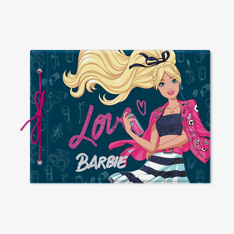 Carpeta con cordón N°5 PVC Barbie