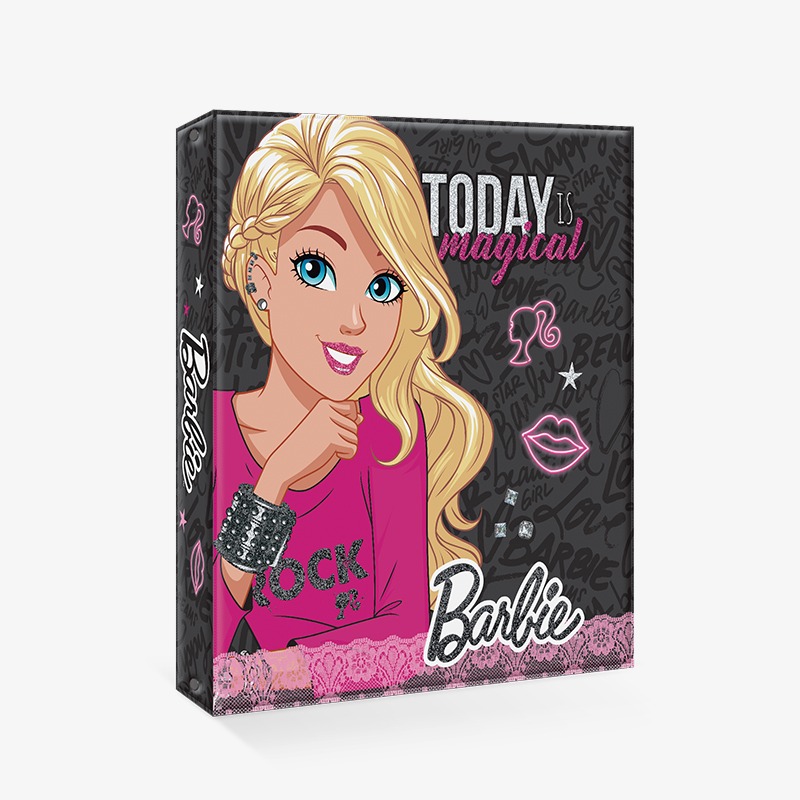 Carpeta 3 anillos PVC Barbie