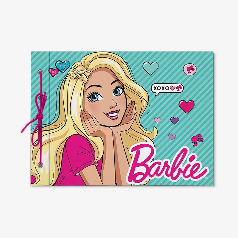 Carpeta con cordón N°5 cartoné Barbie