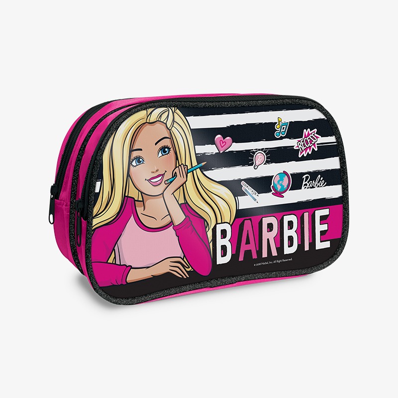 Canopla doble cierre satén Barbie