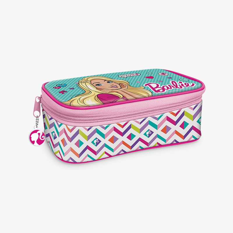 Canopla rectangular con solapa mediana PVC Barbie