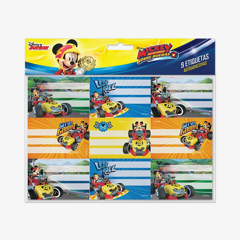 Etiquetas autoadhesivas x 9 Mickey ASR - Imagen 2