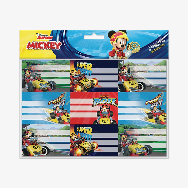 Etiquetas autoadhesivas x 9 Mickey ASR