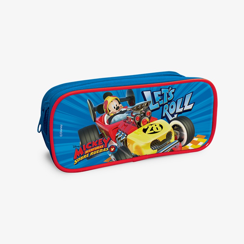 Canopla rectangular tela Mickey ASR
