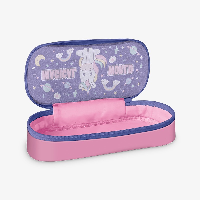 Canopla rectangular mediana glitter Magical World - Imagen 2