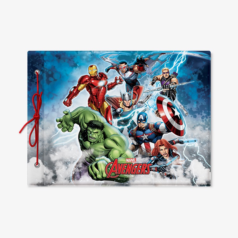 Carpeta con cordón N°5 PVC Avengers