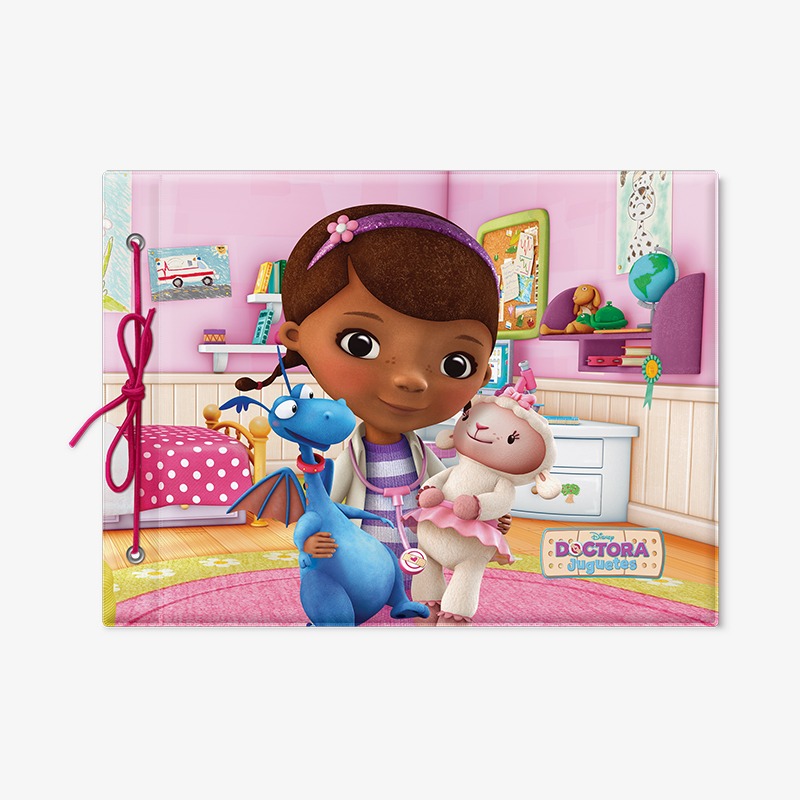 Carpeta con cordón N°5 PVC Doctora Juguetes