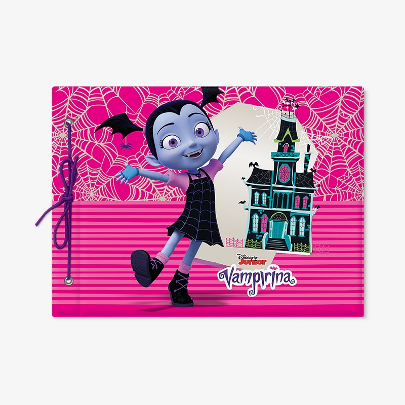 Carpeta con cordón N°5 PVC Vampirina