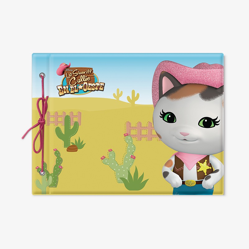 Carpeta con cordón N°5 PVC Sheriff Callie