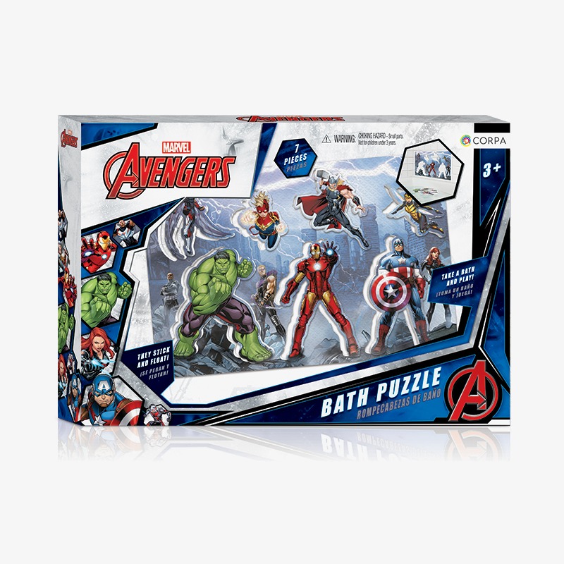 Rompecabezas de baño Avengers