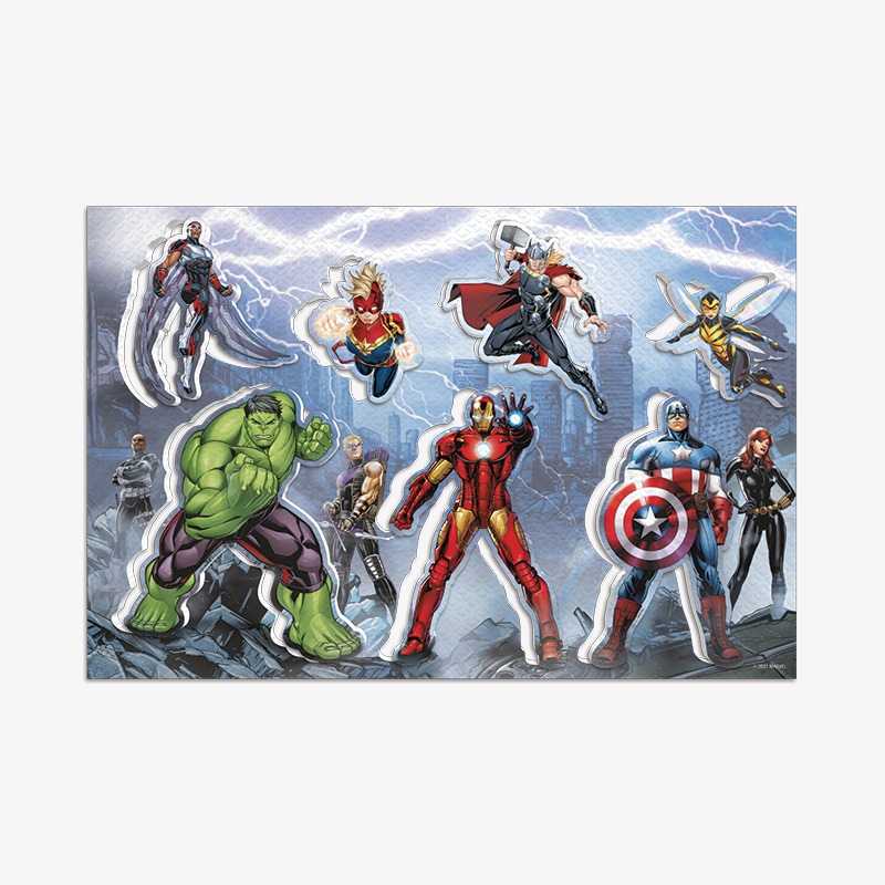Rompecabezas de baño Avengers - Imagen 3