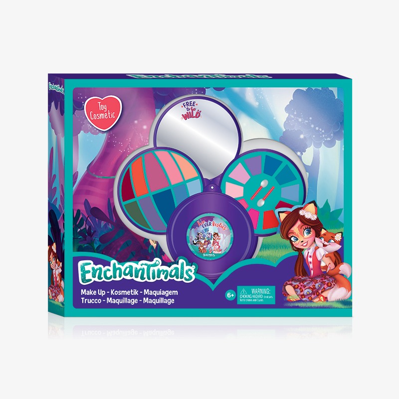 Pupa redonda desplegable triple Enchantimals