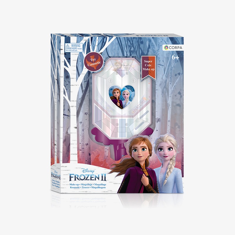 Espejo de mano con maquillaje Frozen