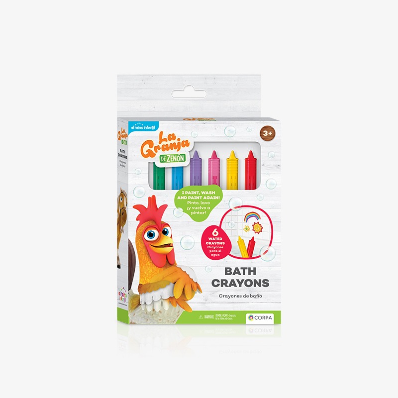 Crayones de baño La Granja de Zenón