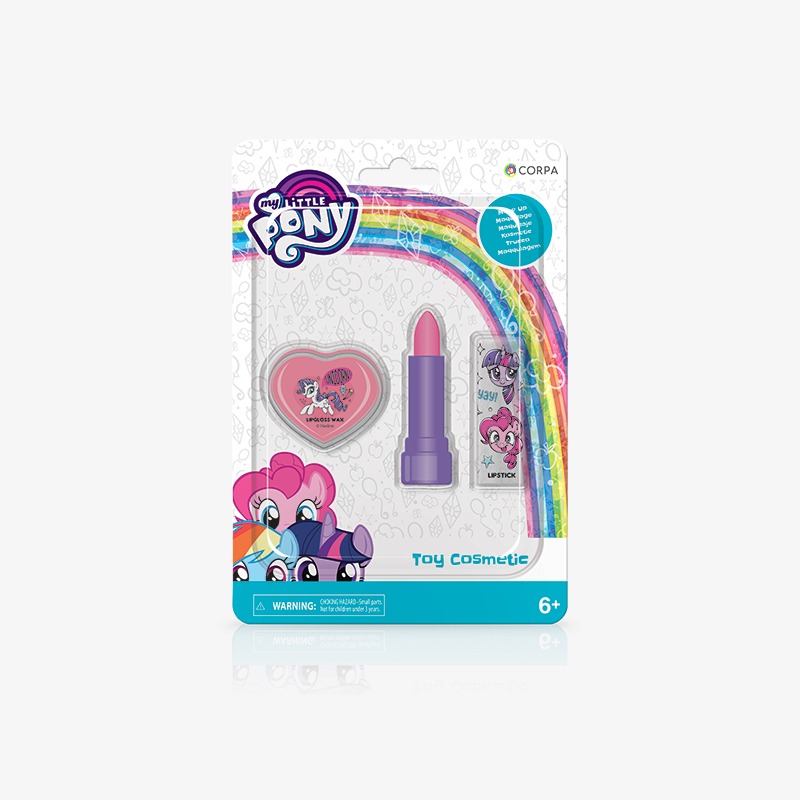 Pupa corazón y labial + mini pupa My Little Pony - Imagen 3