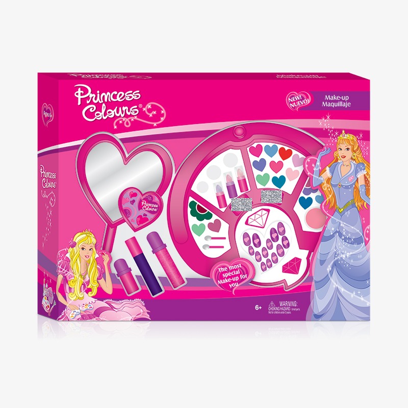 Set de maquillaje completo estudio Princess Colours