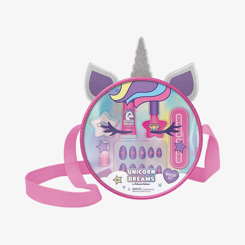 Cartera PVC con maquillaje Unicorn Dreams