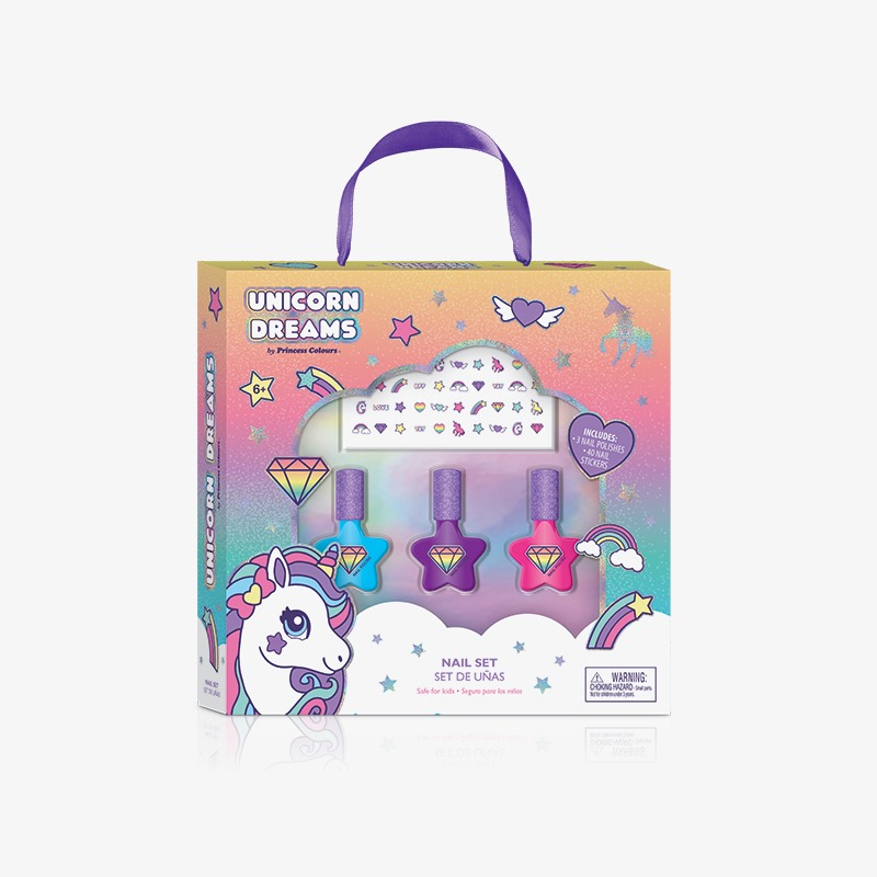 Set de uñas mediano Unicorn Dreams