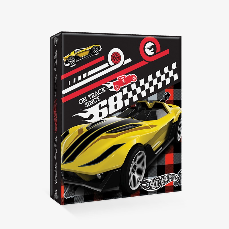 Carpeta 3 anillos PVC Hot Wheels
