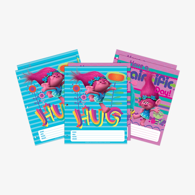Separadores N°3 x 6 hojas Trolls - Imagen 2
