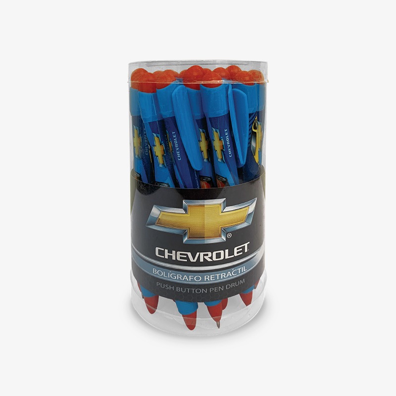 Bolígrafo retráctil en pote x 24u. Chevrolet